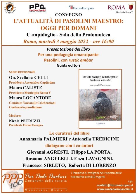 Convegno Pasolini Protomoteca Campidoglio