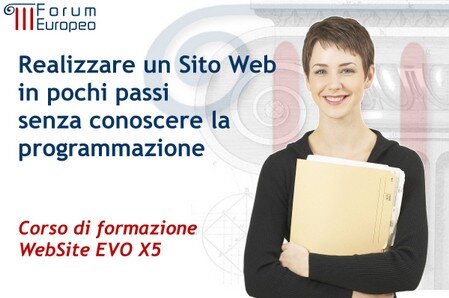 Corso Formazione WebSite X5 EVO